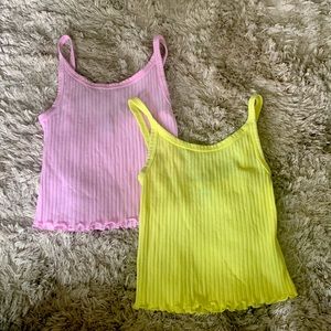 Old navy tank tops.  Selling both together